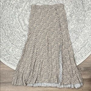 American Eagle cheetah print maxi skirt